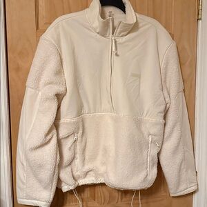 SKIMS Cream Teddy Jacket
